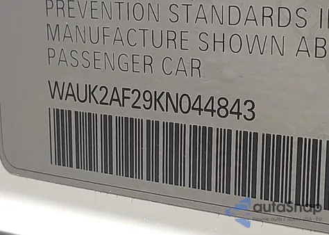 2019 Audi A6 55 Premium from USA, damaged, VIN WAUK2AF29KN044843